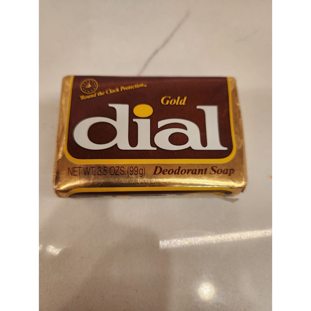 Vtg. Dial‎ Deodorant Soap Gold 3.5 oz Bar New Regular Size Bar Gold Movie Prop